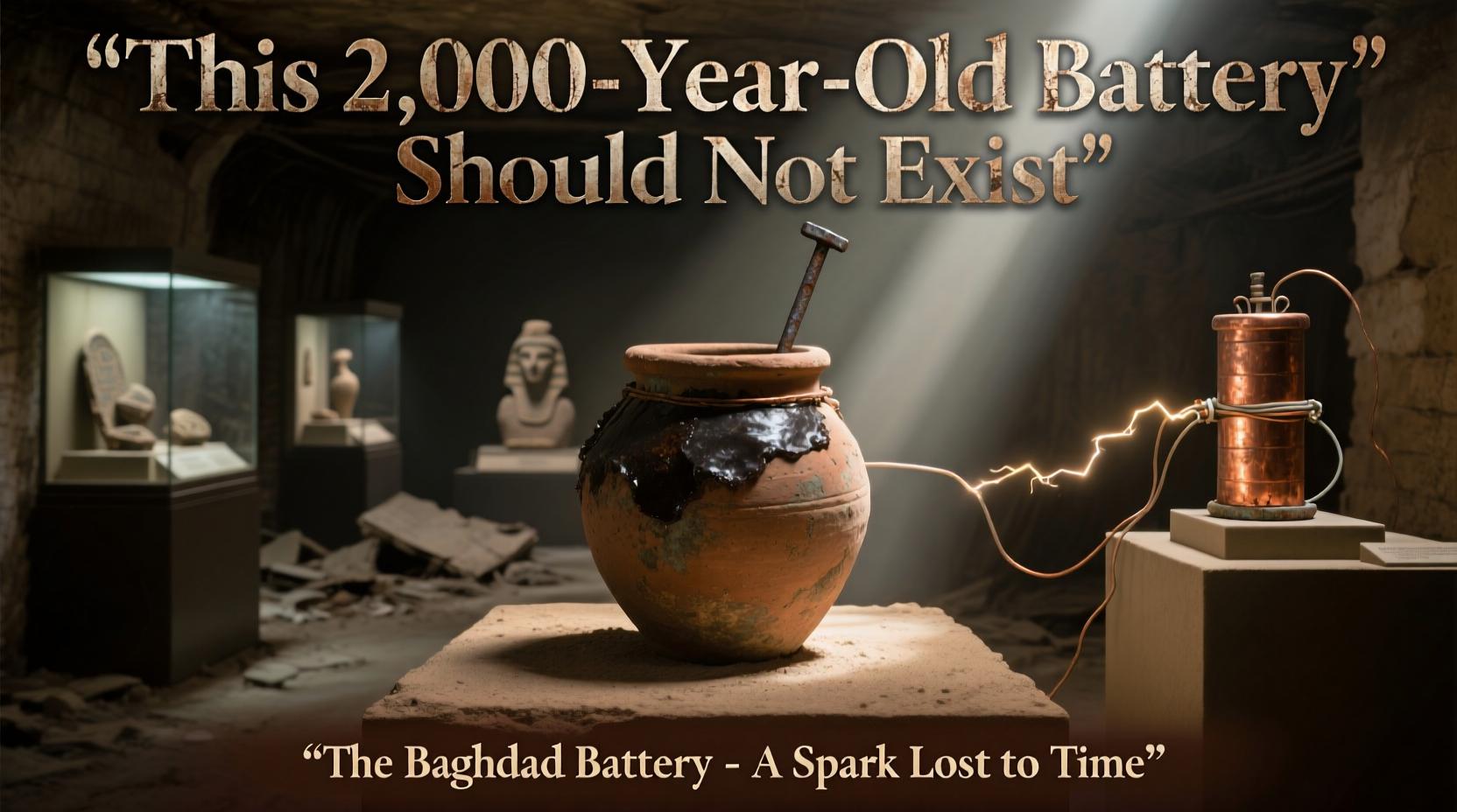 This 2,000-Year-Old Battery Should Not Exist.